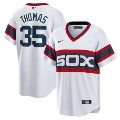 Frank Thomas Chicago White Sox Home Cooperstown Collection Player Jersey - White