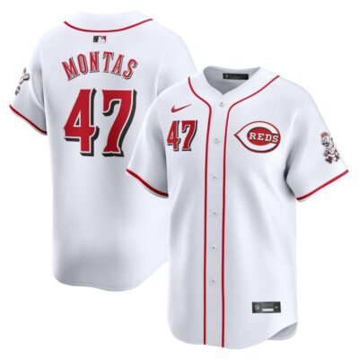 Frankie Montas Cincinnati Reds Home Limited Player Jersey - White