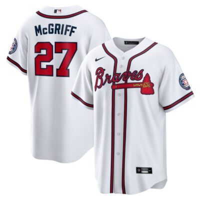 Fred McGriff Atlanta Braves 2023 Hall of Fame Patch Inline Replica Jersey - White