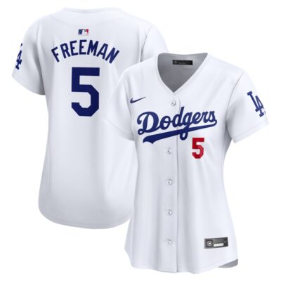 Freddie Freeman Los Angeles Dodgers Women's Home Limited Player Jersey - White