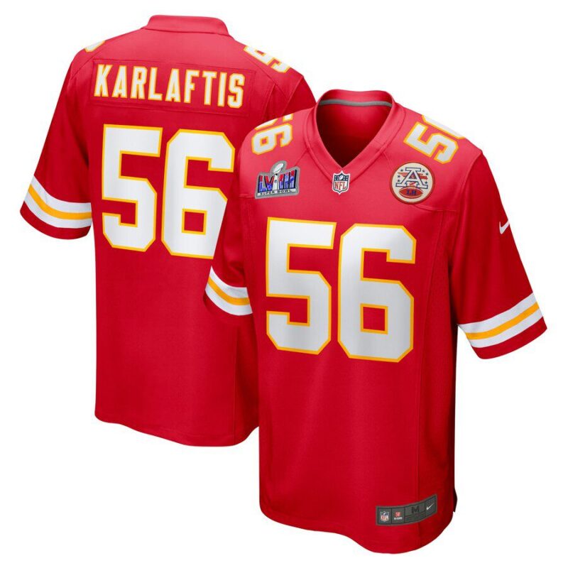 George Karlaftis Kansas City Chiefs Super Bowl LVIII Game Jersey - Red