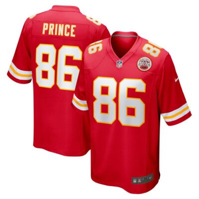 Gerrit Prince Kansas City Chiefs Team Game Jersey - Red