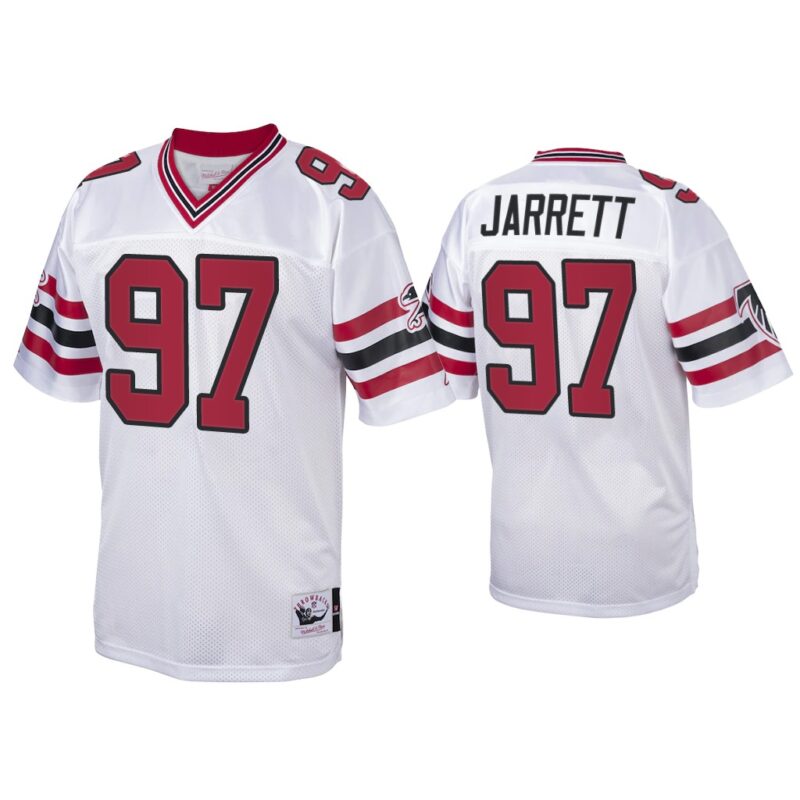 Grady Jarrett Atlanta Falcons White 1989 Throwback Jersey