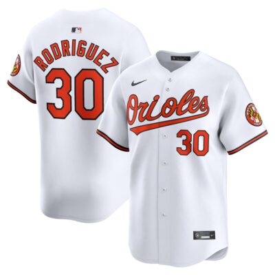 Grayson Rodriguez Baltimore Orioles Home Limited Player Jersey - White