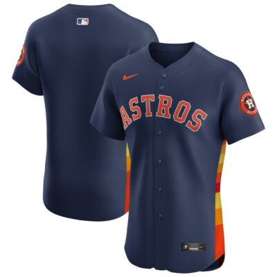 Houston Astros Alternate Vapor Premier Elite Patch Jersey - Navy