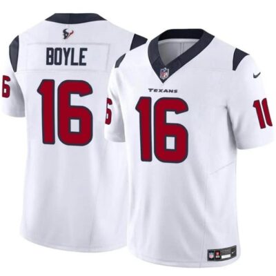 Houston Texans #16 Tim Boyle White 2024 F.U.S.E Vapor Untouchable Football Stitched Jersey