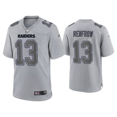 Hunter Renfrow Las Vegas Raiders Gray Atmosphere Fashion Game Jersey