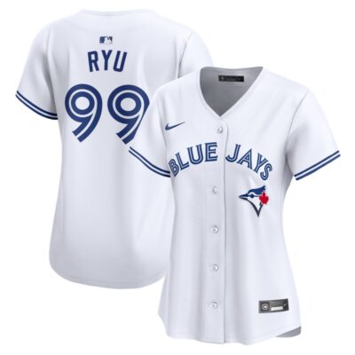 Hyun Jin Ryu Toronto Blue Jays Women Home Limited Player Jersey - White