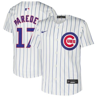 Isaac Paredes Chicago Cubs Youth Home Player Game Jersey - White