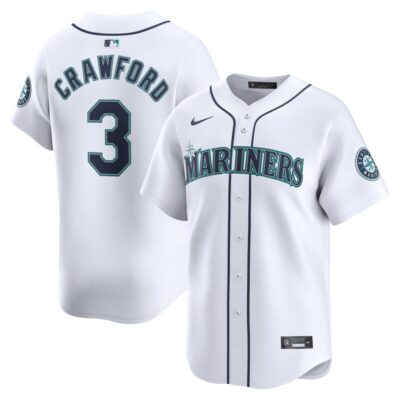 J.P. Crawford Seattle Mariners Home Limited Player Jersey - White