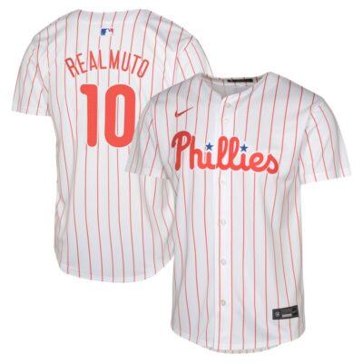 J.T. Realmuto Philadelphia Phillies Youth Home Limited Jersey - White