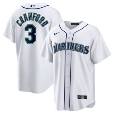 JP Crawford Seattle Mariners Home Replica Jersey - White