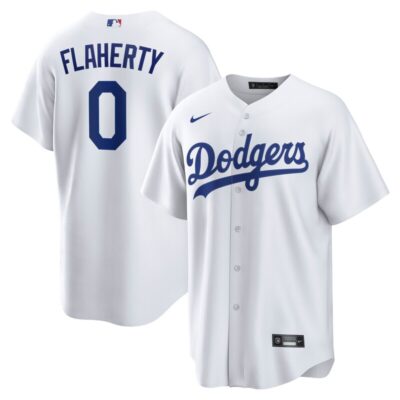 Jack Flaherty Los Angeles Dodgers Home Replica Player Jersey - White