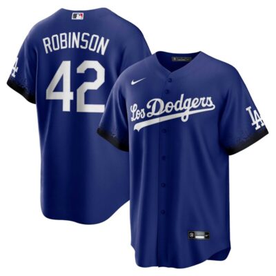 Jackie Robinson Los Angeles Dodgers City Connect Replica Player Jersey - Royal