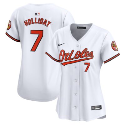 Jackson Holliday Baltimore Orioles Women Home Limited Player Jersey - White