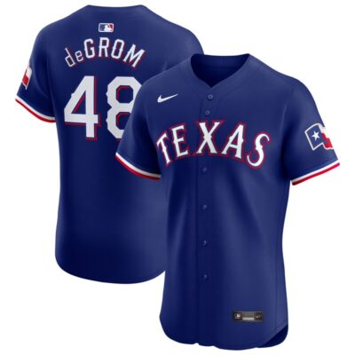 Jacob deGrom Texas Rangers Alternate Elite Player Jersey - Royal