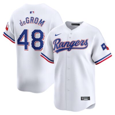 Jacob deGrom Texas Rangers Home Limited Player Jersey - White