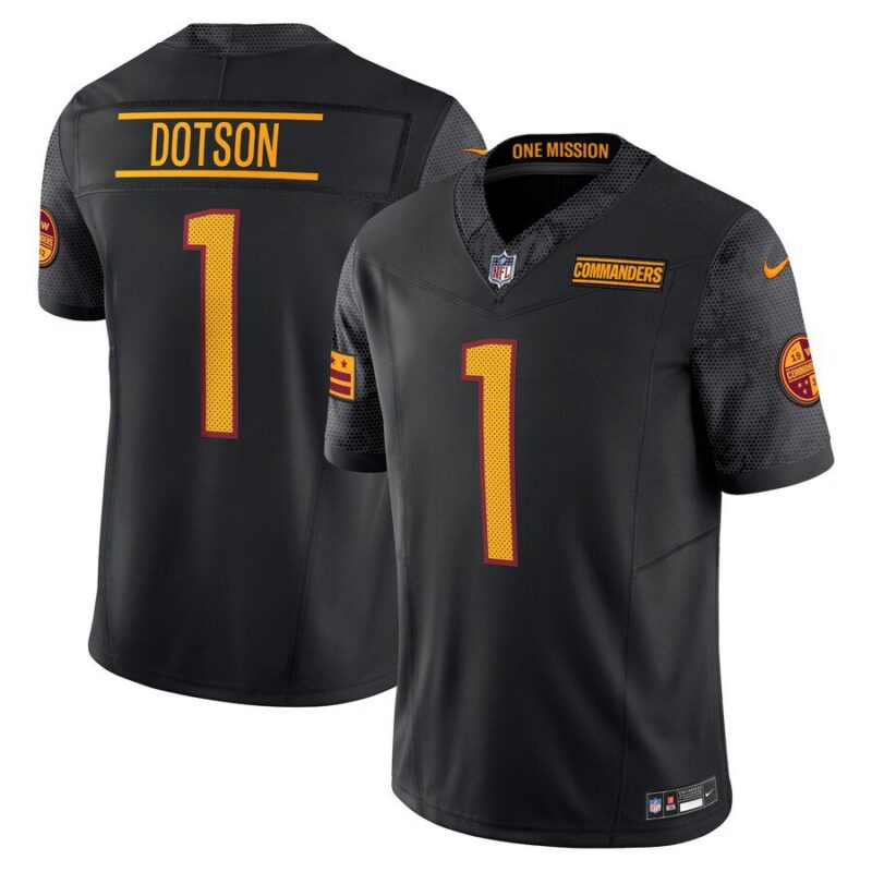 Jahan Dotson Washington Commanders Alternate Vapor F.U.S.E. Limited Jersey - Black