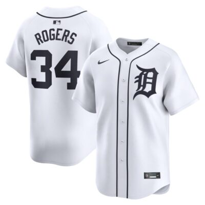 Jake Rogers Detroit Tigers Home Limited Player Jersey - White