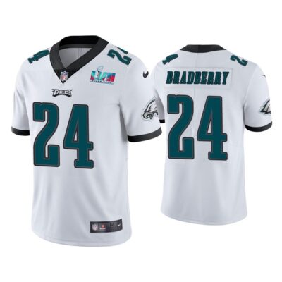 James Bradberry Philadelphia Eagles Super Bowl LVII White Vapor Limited Jersey