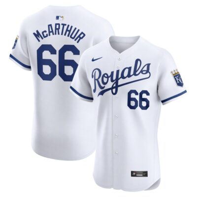 James Macarthur Kansas City Royals Home Elite Player Jersey - White