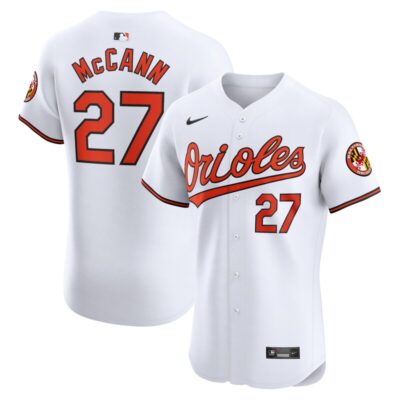 James McCann Baltimore Orioles Home Elite Player Jersey - White