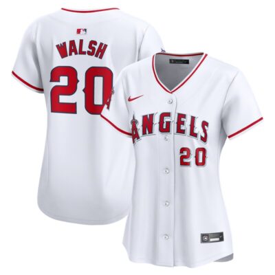 Jared Walsh Los Angeles Angels Women Home Limited Player Jersey - White