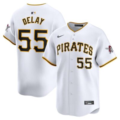 Jason Delay Pittsburgh Pirates Home Limited Player Jersey - White