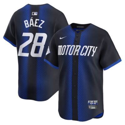 Javier Baez Detroit Tigers 2024 City Connect Limited Jersey - Navy