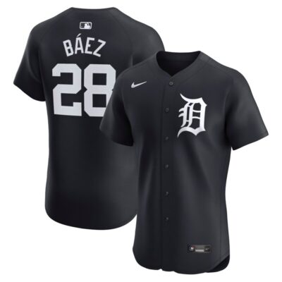 Javier Baez Detroit Tigers Alternate Elite Player Jersey - Navy