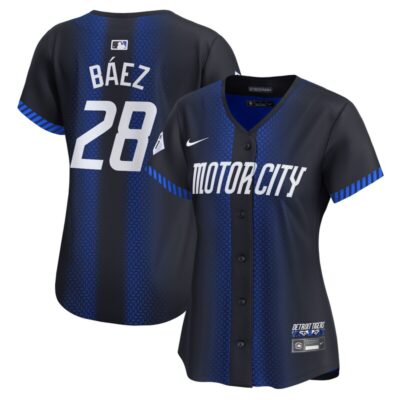 Javier Baez Detroit Tigers Women 2024 City Connect Limited Jersey - Navy