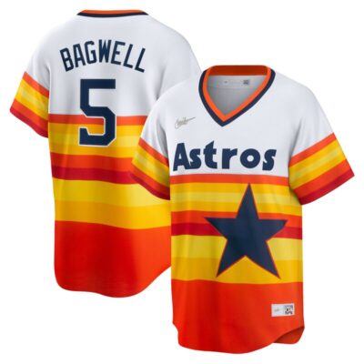 Jeff Bagwell Houston Astros Home Cooperstown Collection Player Jersey - White