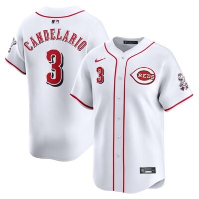 Jeimer Candelario Cincinnati Reds Home Limited Player Jersey - White