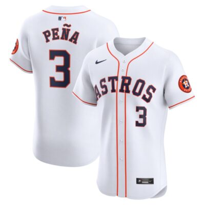 Jeremy Pena Houston Astros Home Elite Player Jersey - White