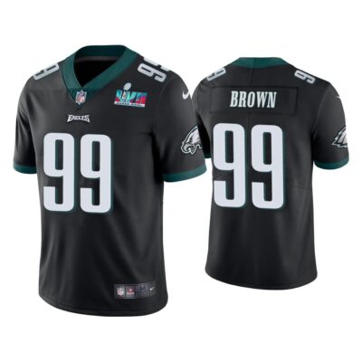 Jerome Brown Philadelphia Eagles Super Bowl LVII Black Vapor Limited Jersey