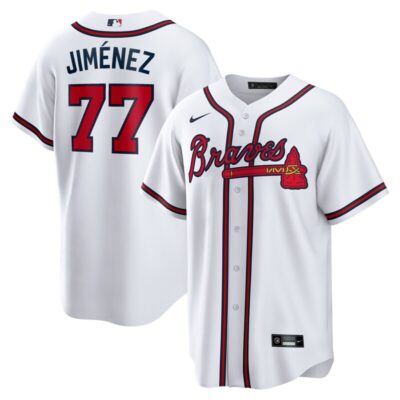 Joe Jimenez Atlanta Braves Home Replica Player Jersey - White