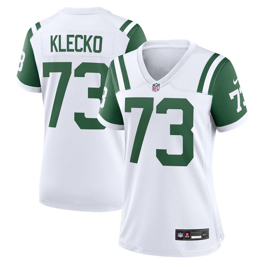 Joe Klecko New York Jets Women's Classic Alternate Retired Player Game Jersey - White