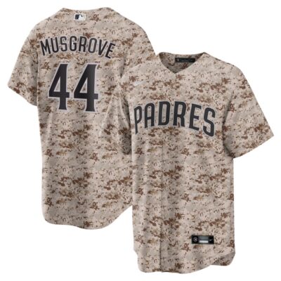 Joe Musgrove San Diego Padres USMC Alternate Replica Player Jersey - Camo