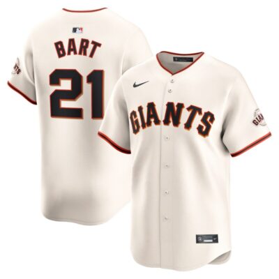 Joey Bart San Francisco Giants Home Limited Player Jersey - Cream