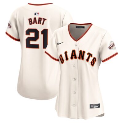 Joey Bart San Francisco Giants Women Home Limited Player Jersey - Cream