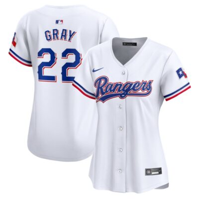 Jon Gray Texas Rangers Women Home Limited Player Jersey - White