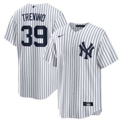 Jose Trevino New York Yankees Home Replica Player Jersey - White