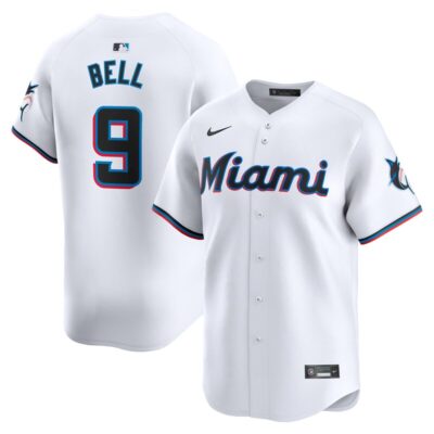 Josh Bell Miami Marlins Home Limited Player Jersey - White