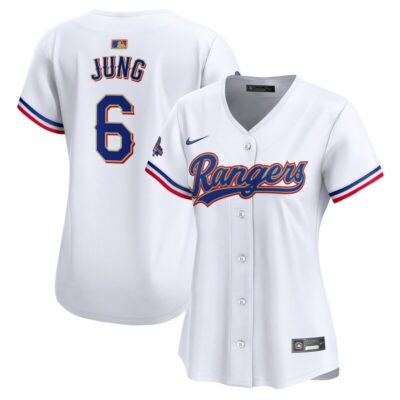 Josh Jung Texas Rangers Women 2024 Gold Collection Limited Player Jersey - White