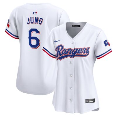 Josh Jung Texas Rangers Women Home Limited Player Jersey - White