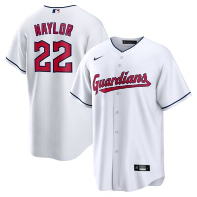 Josh Naylor Cleveland Guardians Home Replica Jersey - White