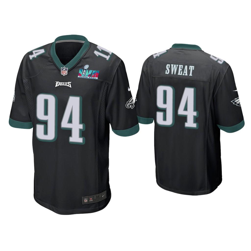 Josh Sweat Philadelphia Eagles Super Bowl LVII Black Game Jersey
