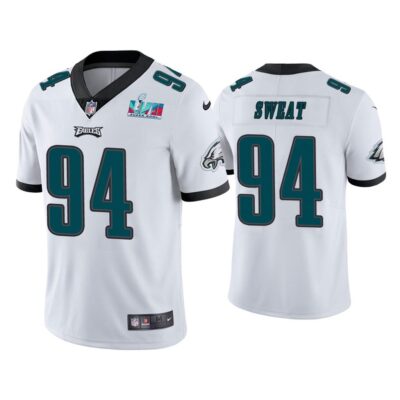 Josh Sweat Philadelphia Eagles Super Bowl LVII White Vapor Limited Jersey