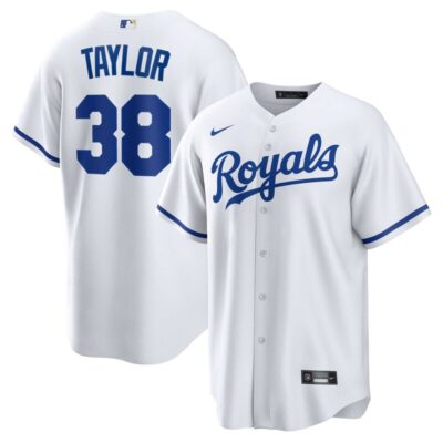 Josh Taylor Kansas City Royals Home Replica Player Jersey - White