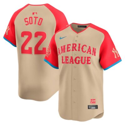 Juan Soto American League 2024 MLB All-Star Game Limited Player Jersey - Cream